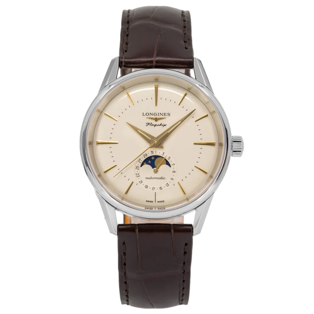 Longines L48154782 Flagship Heritage Moonphase Automatic Men's Watch - Image 2