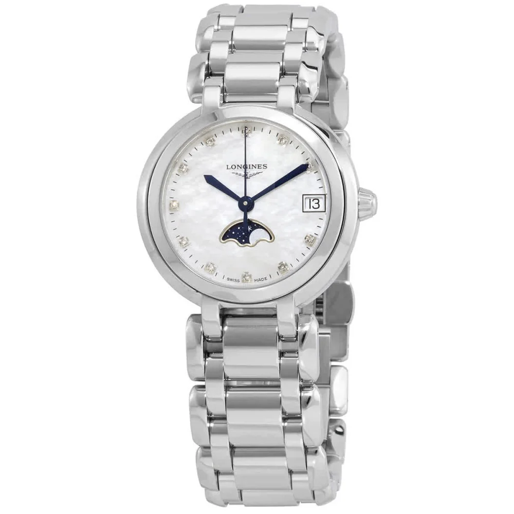 Longines L8.115.4.87.6 Primaluna Moonphase Quartz Woman's Watch