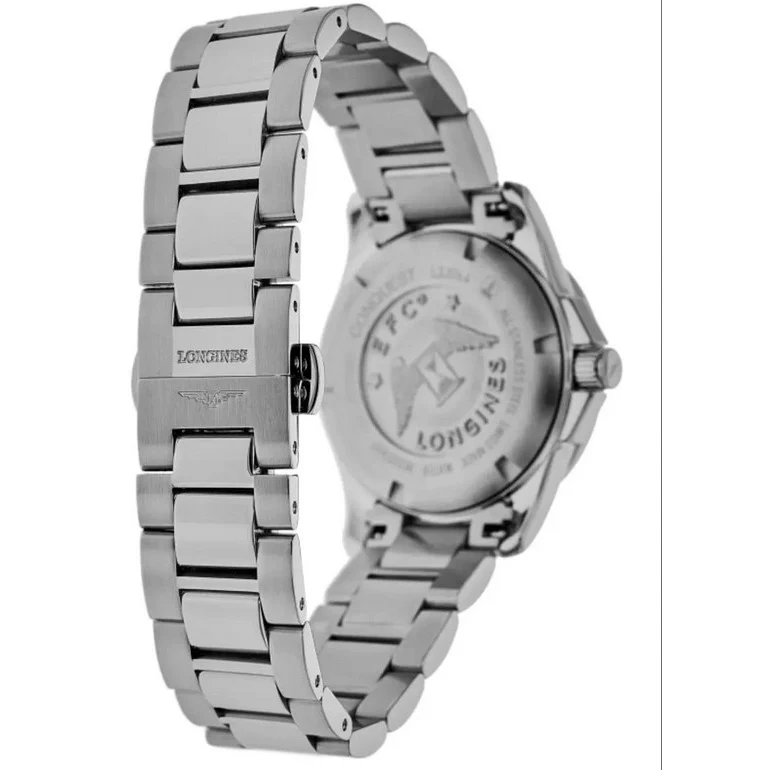 Longines Ladies L3.376.4.96.6 Conquest Blue Dial Watch - Image 3