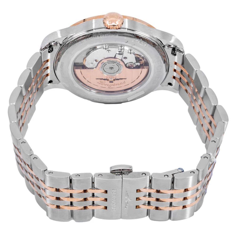 Longines Men's L2.820.5.76.7 Record 38mm Auto Chronometer - Image 5