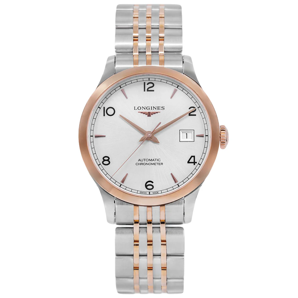 Longines Men's L2.821.5.76.7 Record 40mm Auto Chronometer - Image 3