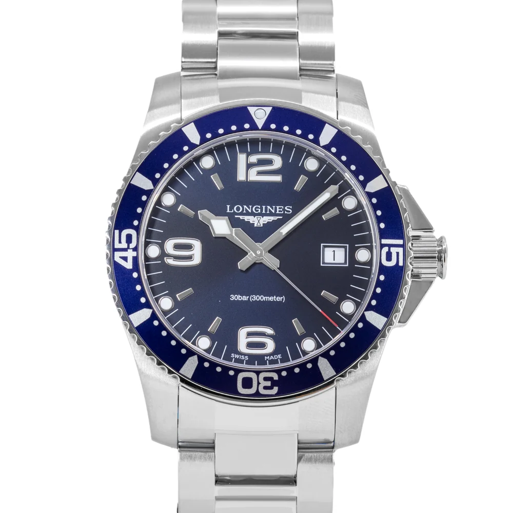 Longines Men's L3.740.4.96.6 Hydro Conqest Blue Dial Quartz - Image 3