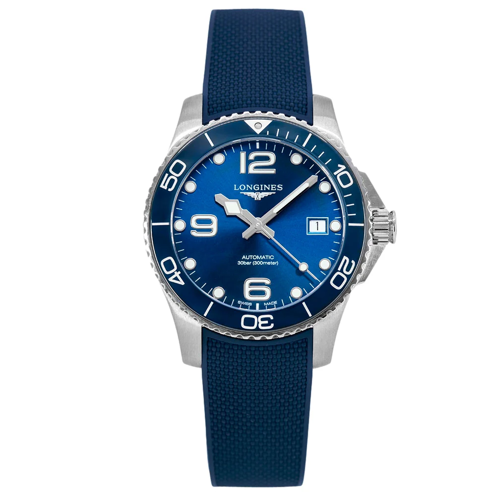 Longines Men's L3.780.4.96.9 HydroConquest Blue Dial Auto - Image 2