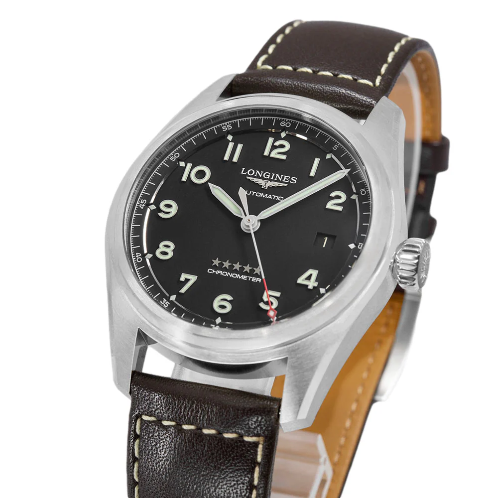 Longines Men's L3.810.4.53.0 Spirit Black Dial COSC Auto - Image 10