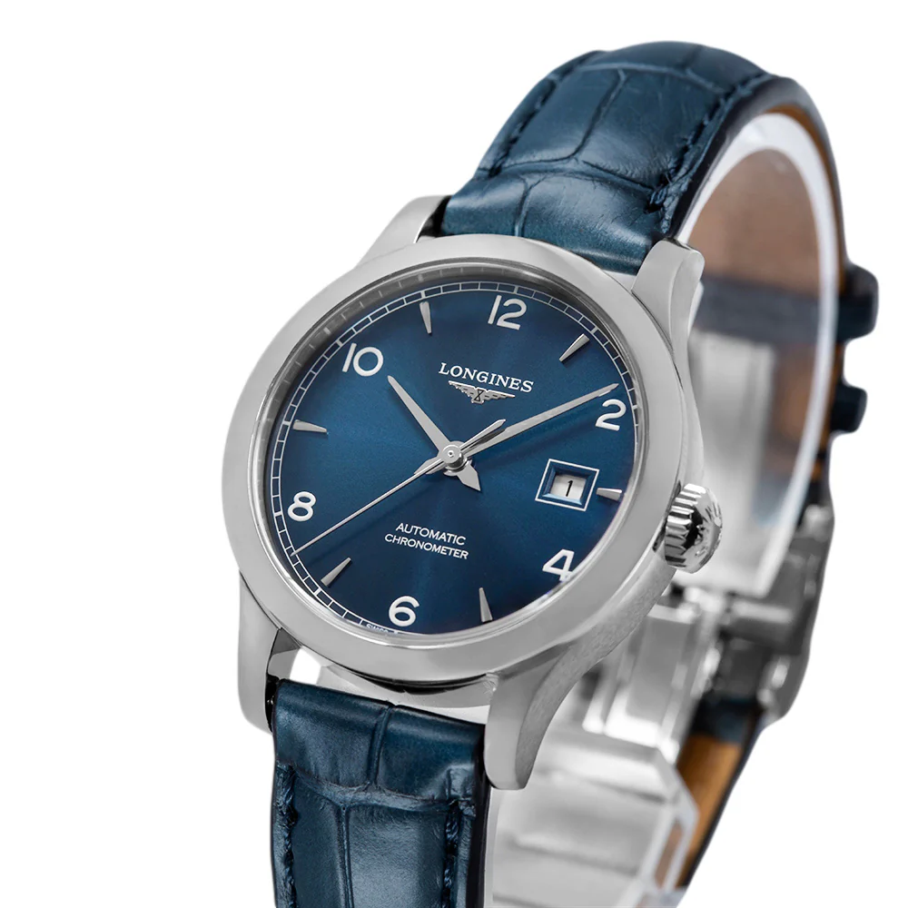 Longines Women's L2.321.4.96.4 Record 30mm Auto Chronometer - Image 10