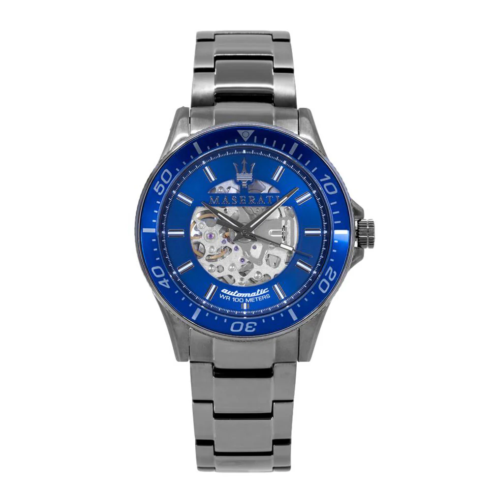 Maserati Men's R8823140001 SFIDA Skeleton Blue Dial Watch - Image 2