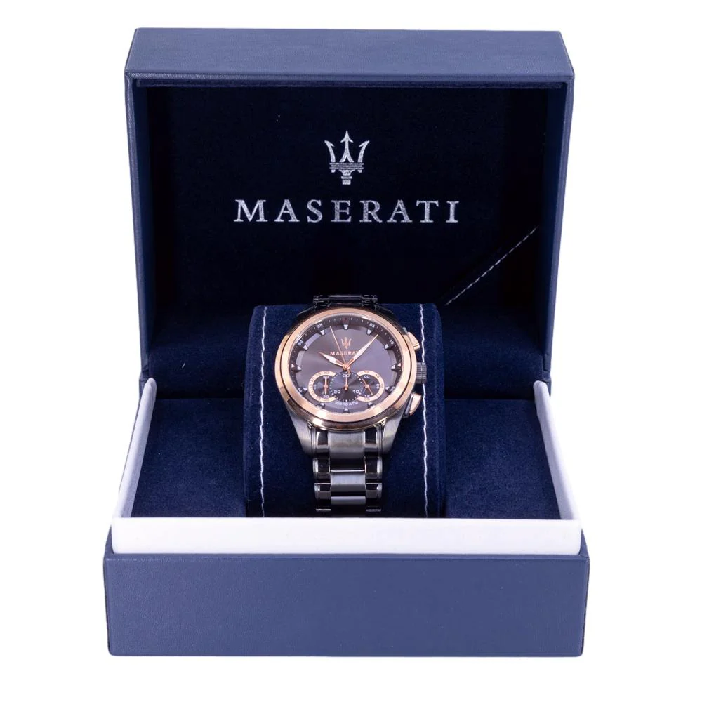Maserati Men's R8873612016 Traguardo Black Dial Watch - Image 7
