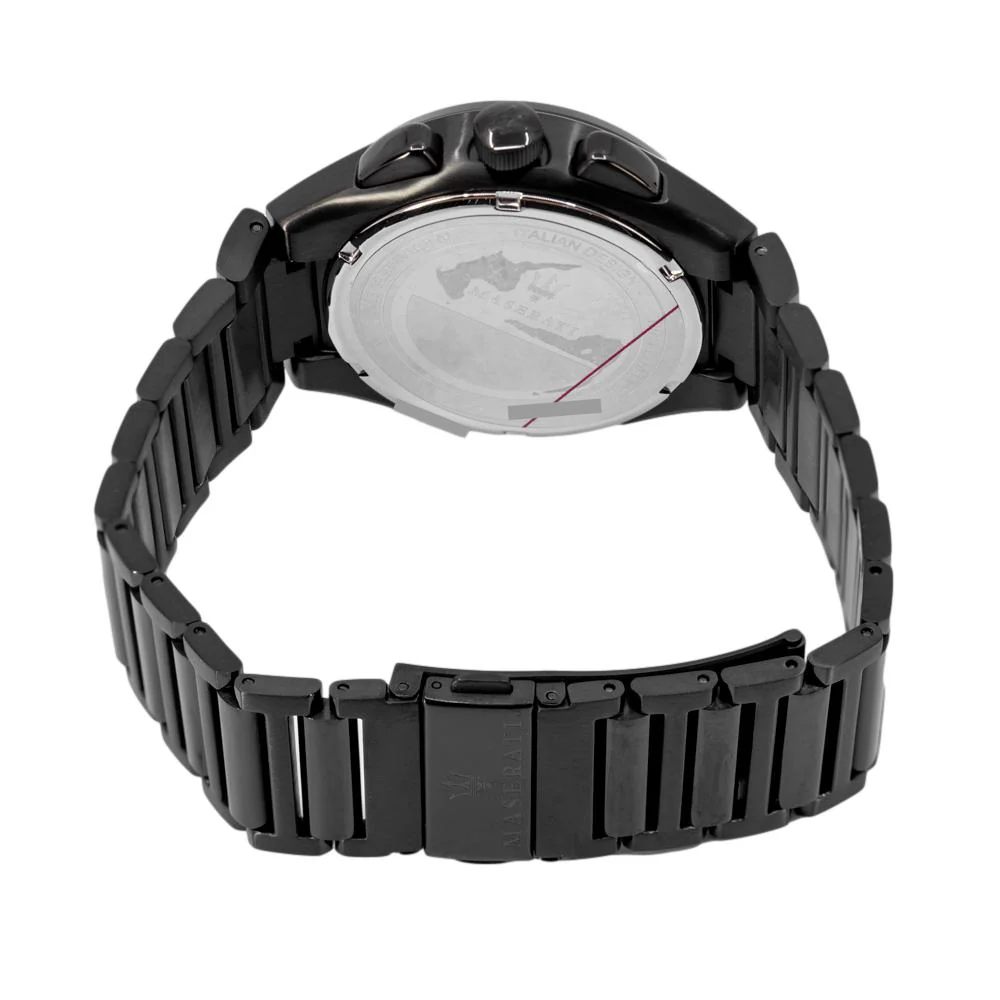 Maserati Men's R8873639003 Triconic Black Steel Watch - Image 4
