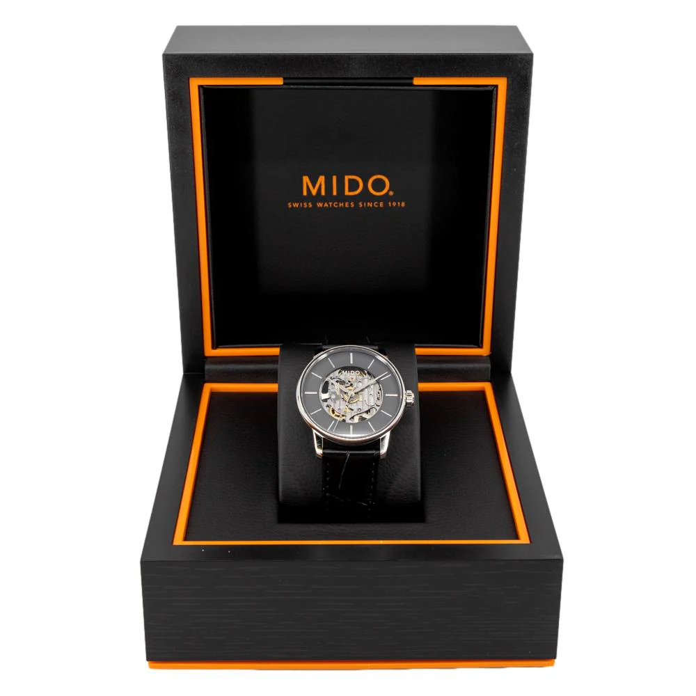 Mido Men's M037.436.16.061.00 Baroncelli Sekeleton Dial Auto - Image 8
