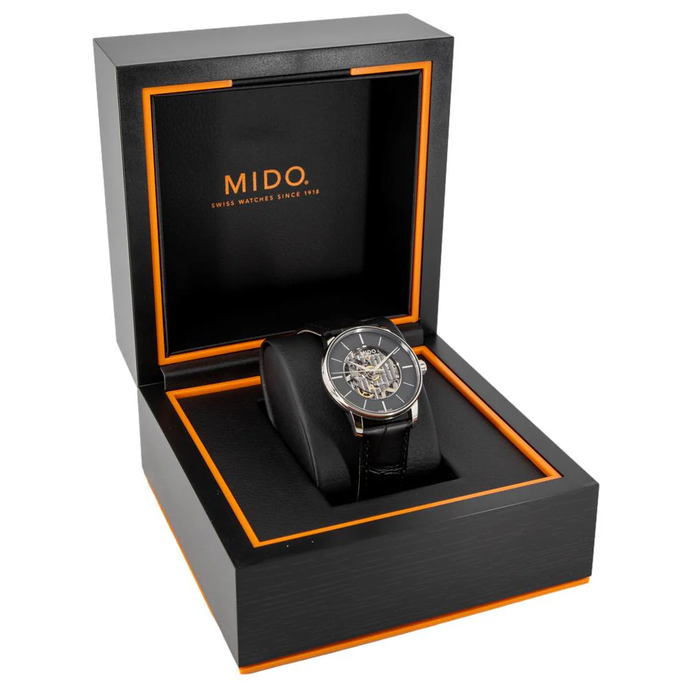 Mido Men's M037.436.16.061.00 Baroncelli Sekeleton Dial Auto - Image 9