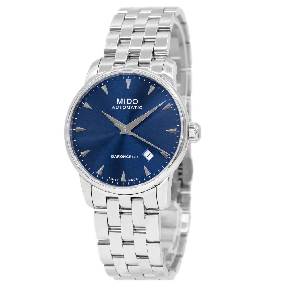 Mido Men's M8600.4.15.1 Baroncelli Midnight Blue Date Watch