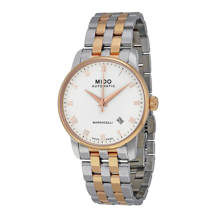 Mido Men's M86009N61 Baroncelli White Dial Watch