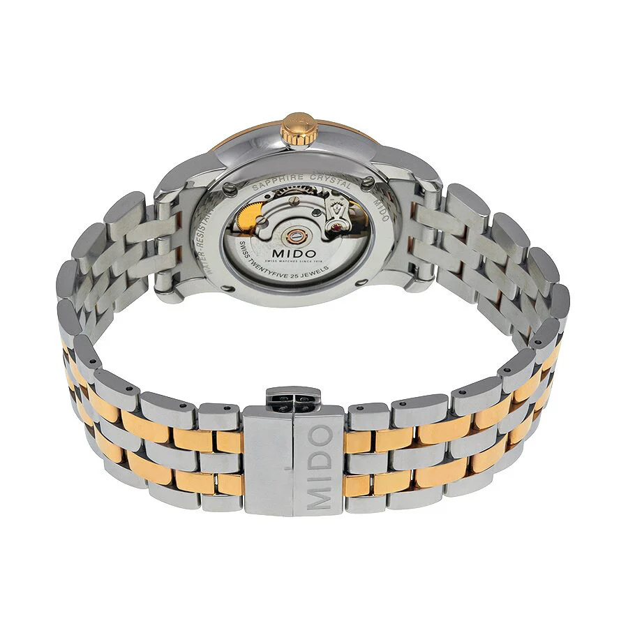 Mido Men's M86009N61 Baroncelli White Dial Watch - Image 2