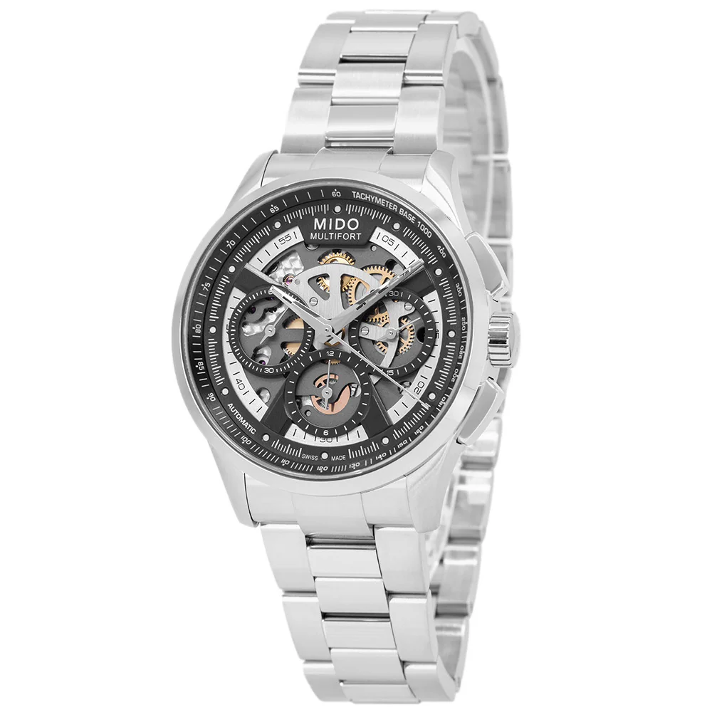 Mido Multifort M038.662.11.060.00 Multifort Skeleton Chronograph