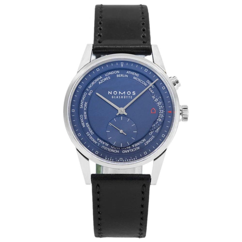 Nomos Glashutte Men's 807 Zurich World Time Midnight Blue - Image 3
