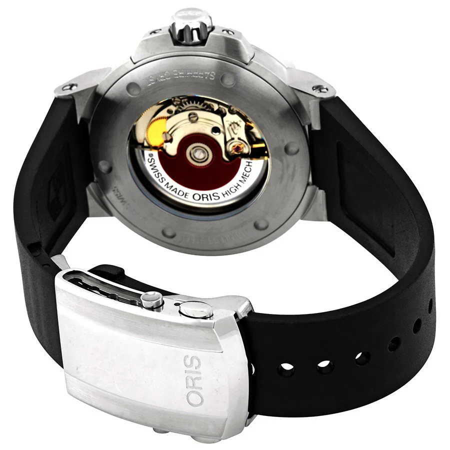 Oris 01 733 7730 4124-07 4 24 64EB Aquis Black Dial Watch - Image 2