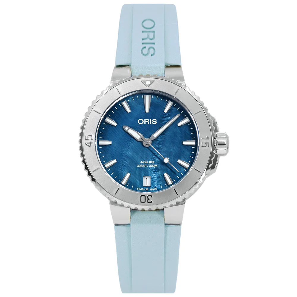 Oris 01 733 7770 4155-07 4 18 65FC Aquis Blue Dial Auto - Image 2