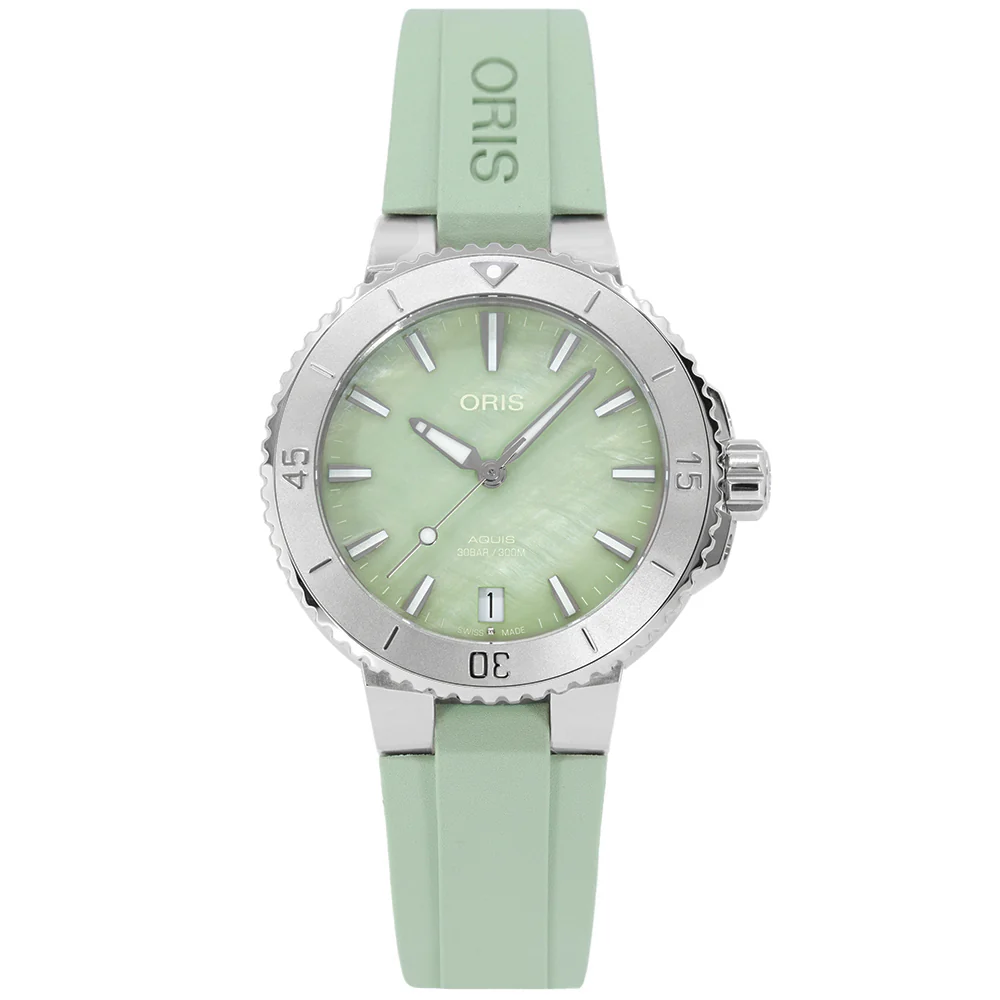 Oris 01 733 7770 4157-07 4 18 67FC Aquis Green Dial Auto - Image 3