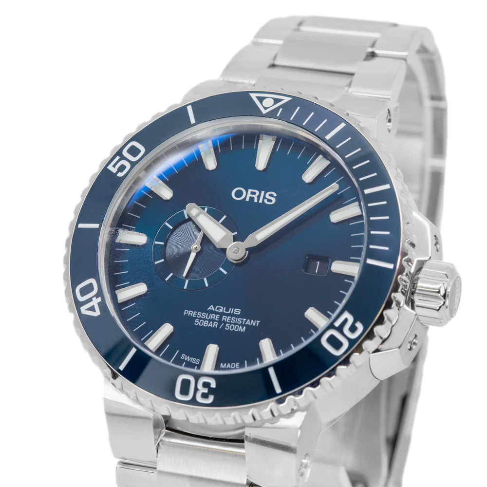Oris 01 743 7733 4155-07 8 24 05PEB Aquis Blue Dial Auto - Image 10