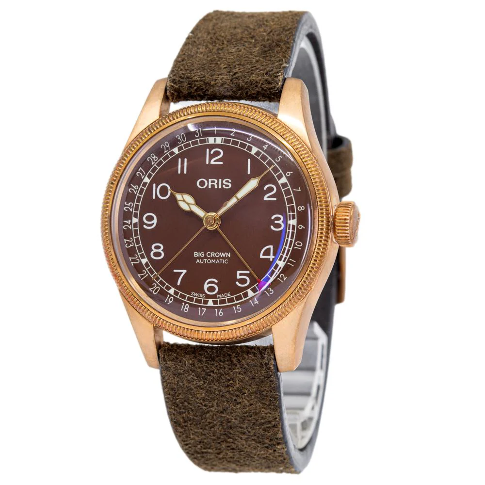 Oris 01 754 7741 3166-07 5 20 74BR Big Crown Bronze Watch