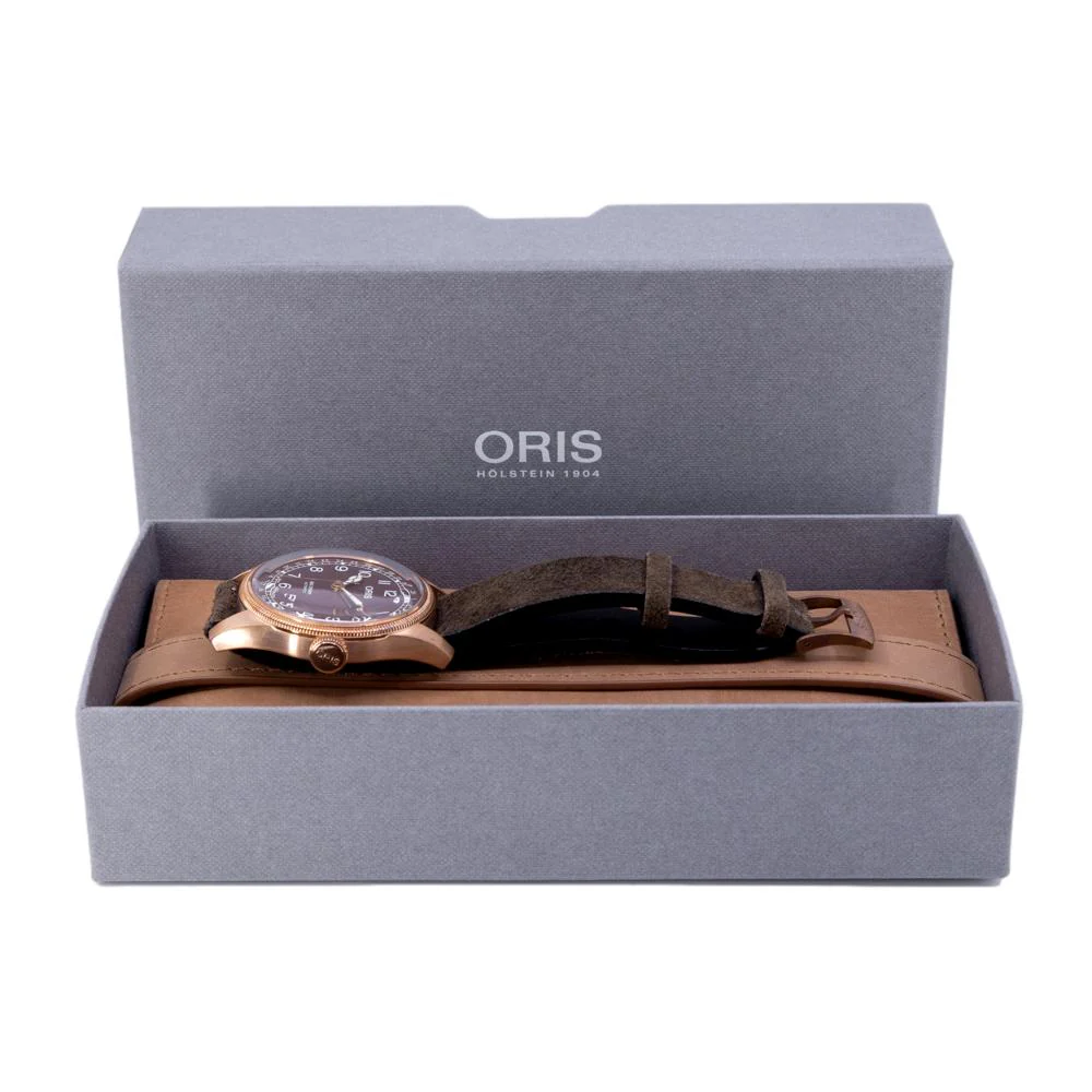 Oris 01 754 7741 3166-07 5 20 74BR Big Crown Bronze Watch - Image 7
