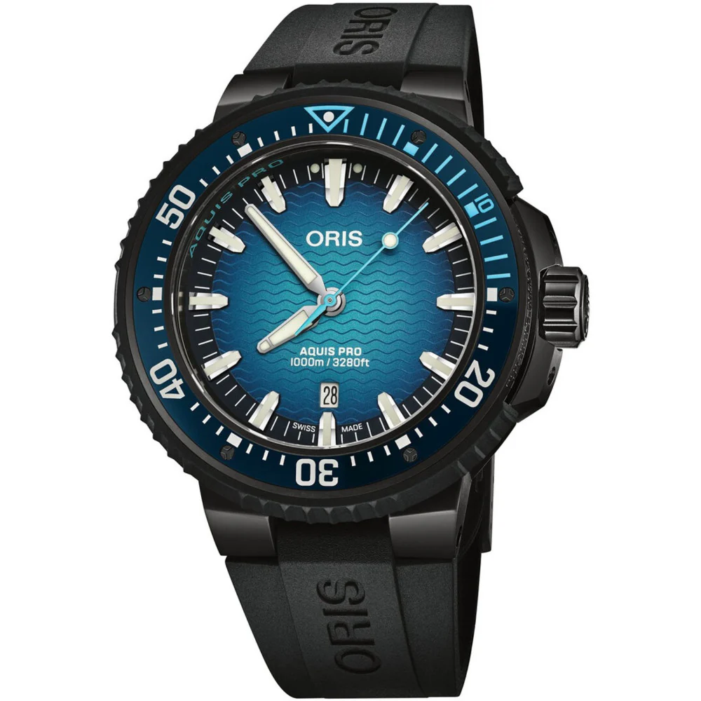 Oris 01 733 7801 7255-SET Aquis Automatic Men's Watch - Image 2