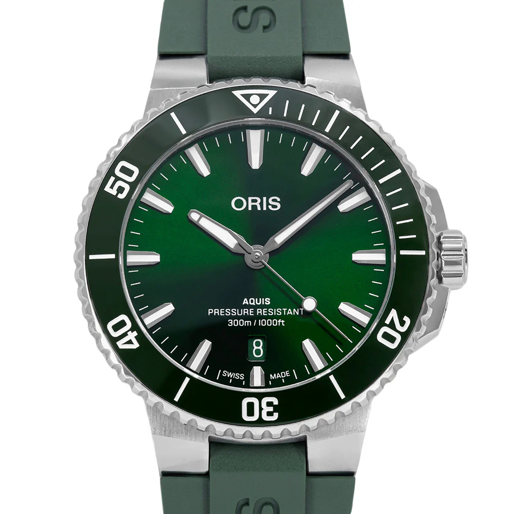 Oris Men's 01 733 7787 4157-07 4 22 37FC Aquis Date Auto - Image 3