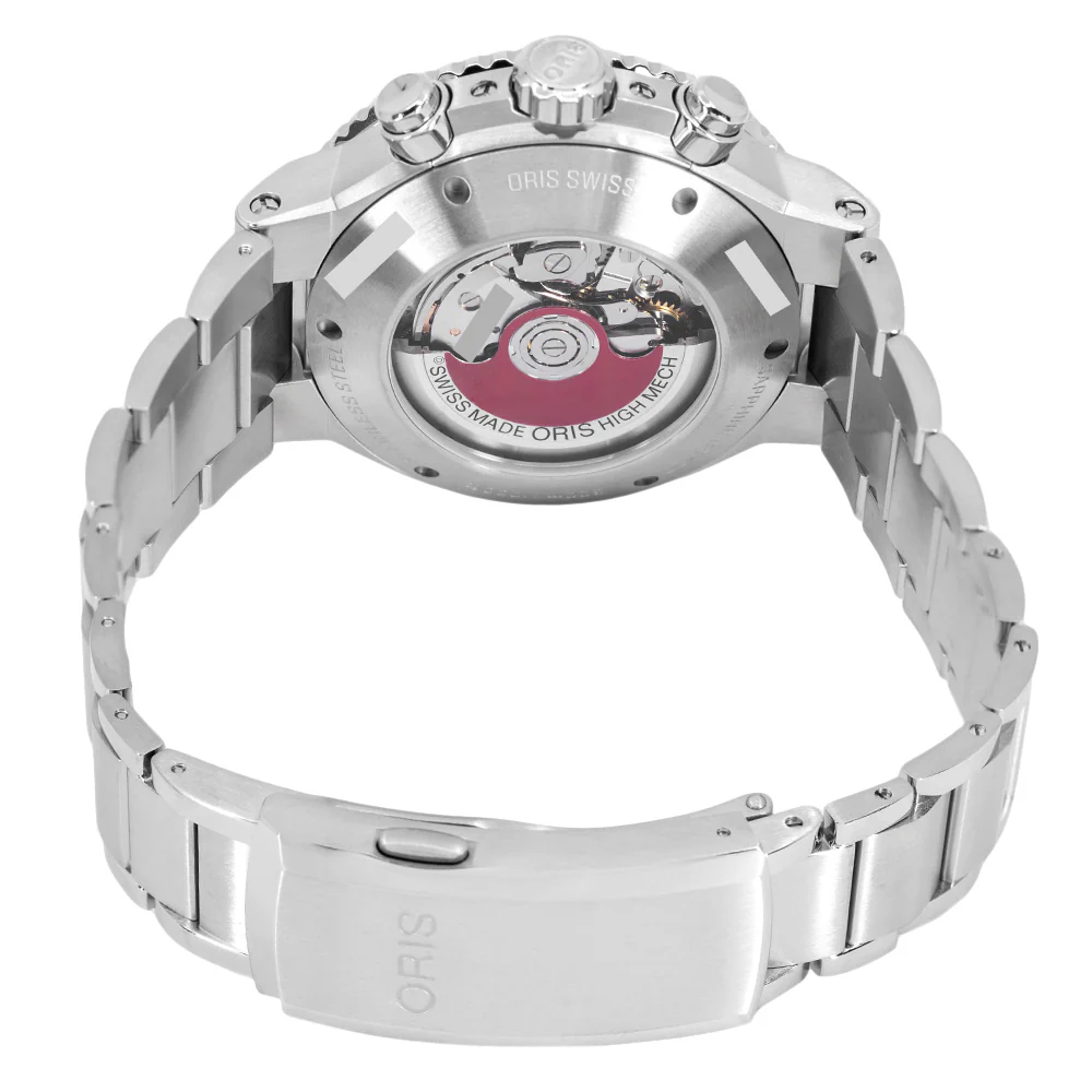 Oris Men's 01 771 7793 4155-07 8 23 01PEB Aquis Auto Chrono - Image 5
