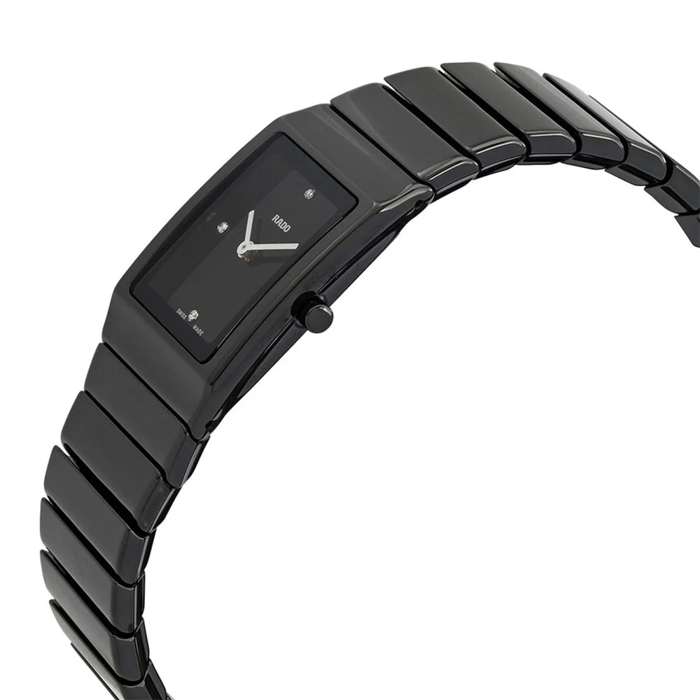 Rado Ladies R21702702 Ceramica Black Dial Diamond Quartz - Image 3