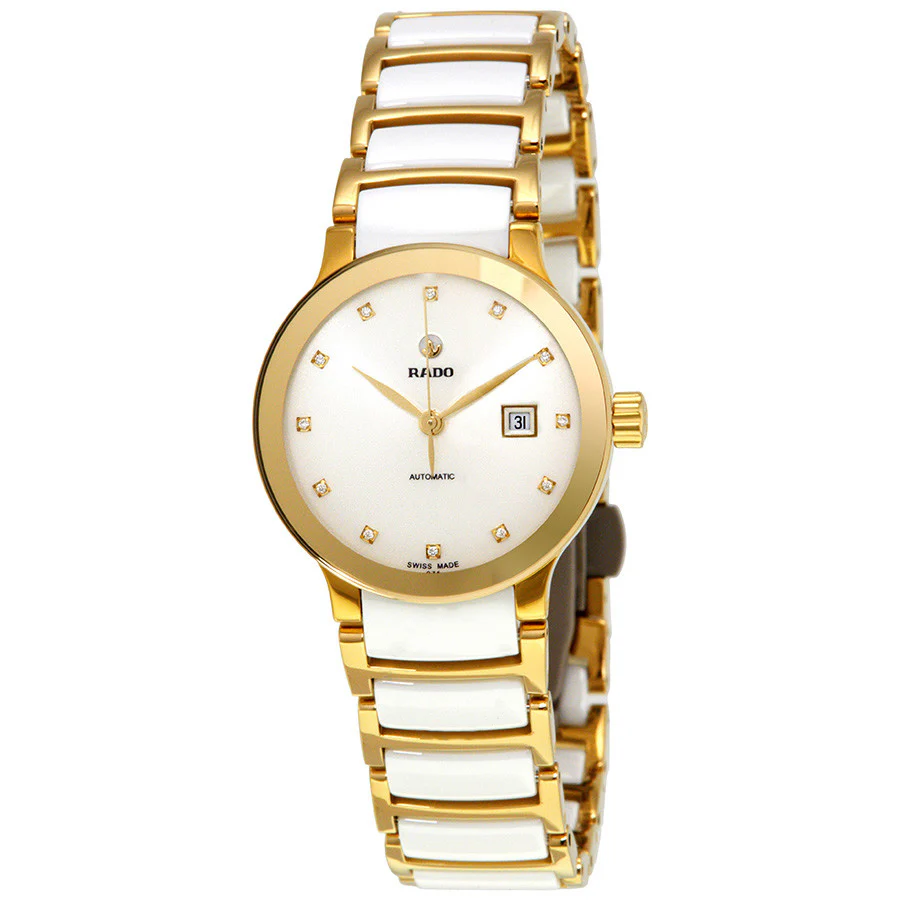Rado Ladies R30080752 Centrix White Dial Diamonds Watch