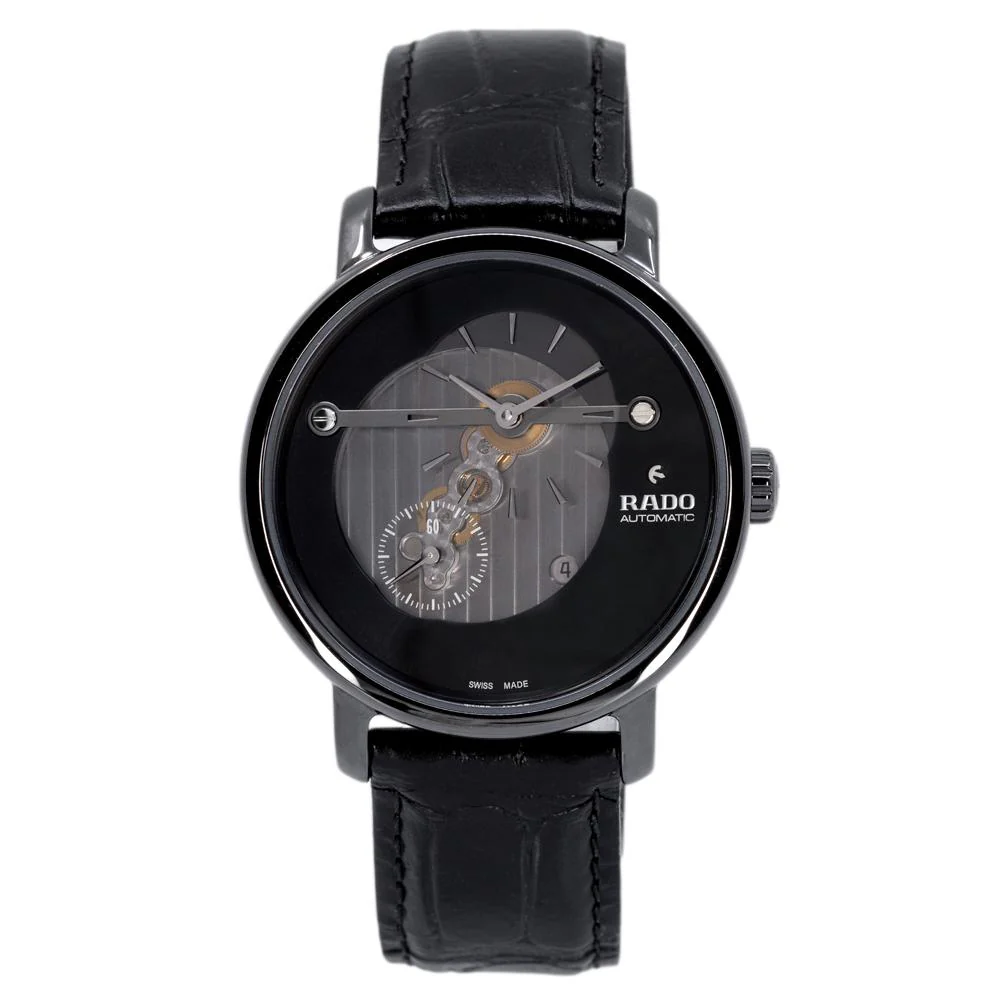 Rado Men's R14060156 Diamaster Black Dial Auto Watch - Image 2
