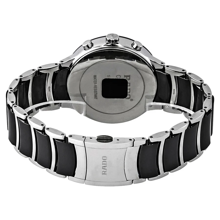 Rado Men's R30130152 Centrix Chronograph Black Dial Watch - Image 3