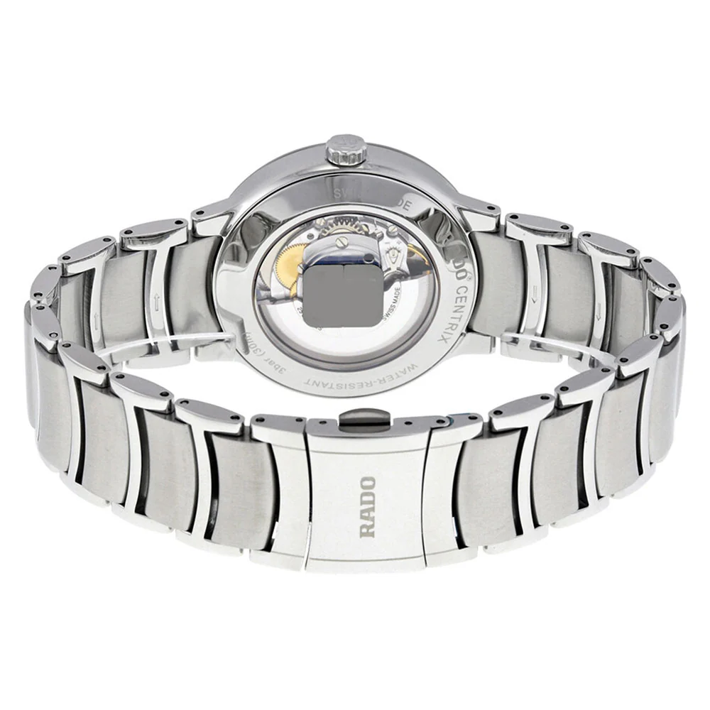 Rado Men's R30939703 Centrix Jubile Black Dial Diamond Auto - Image 2