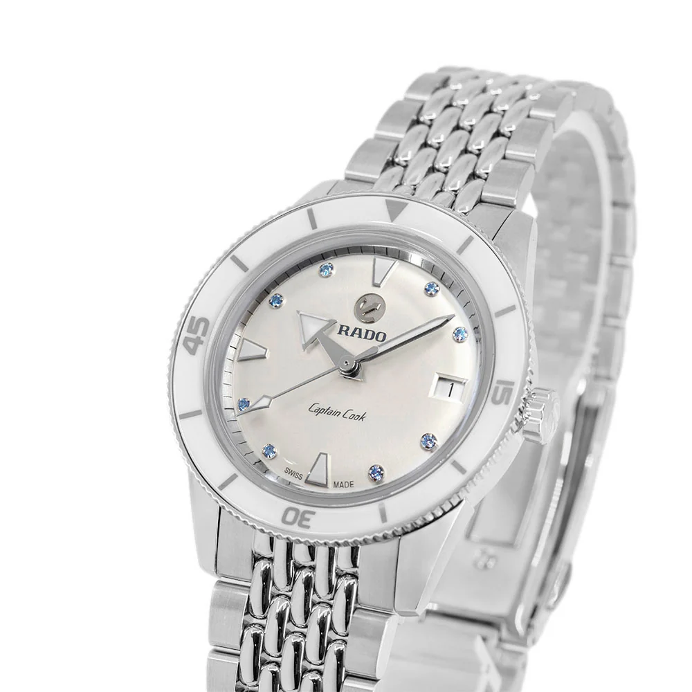 Rado Men's R32500718 Captain Cook 37mm White Dial Automatic - Image 10