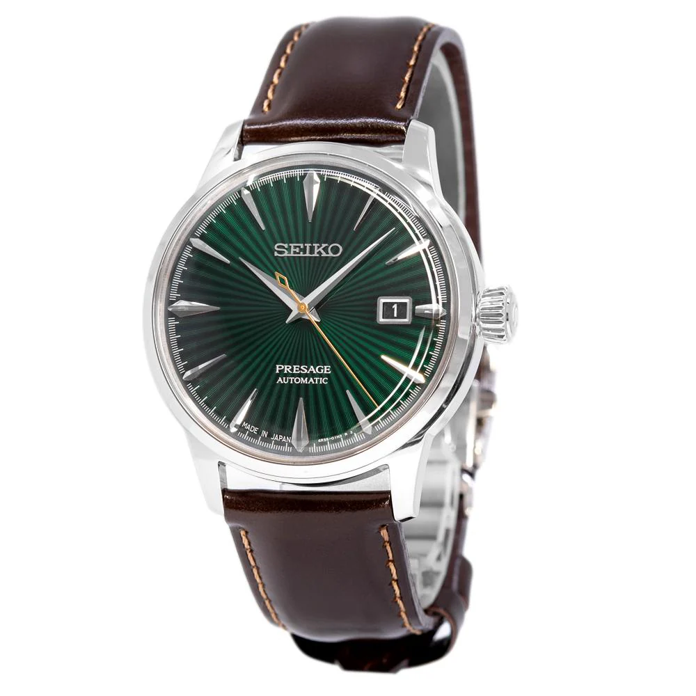 Seiko Men's Presage SRPD37J1 Green Dial Watch
