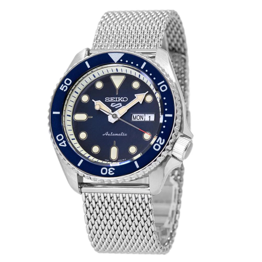 Seiko Men's SRPD71K1 5 Sports Blue Dial Watch