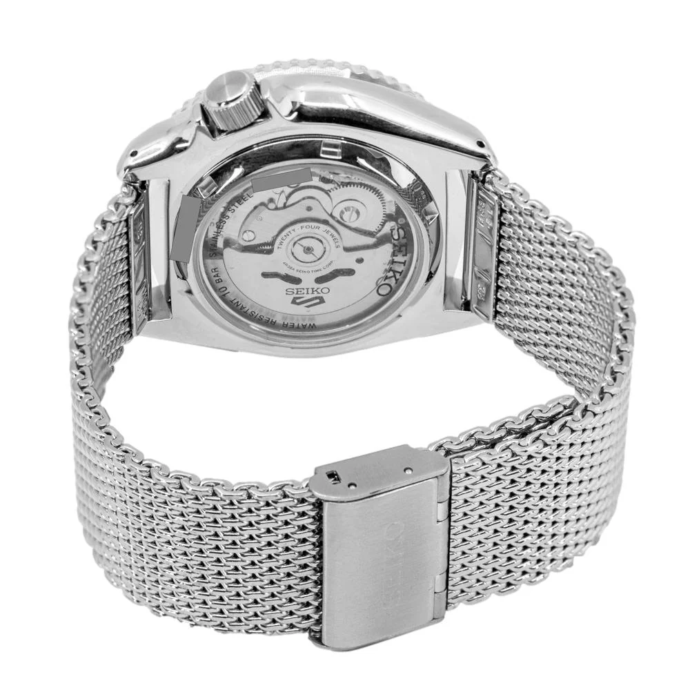 Seiko Men's SRPD71K1 5 Sports Blue Dial Watch - Image 4