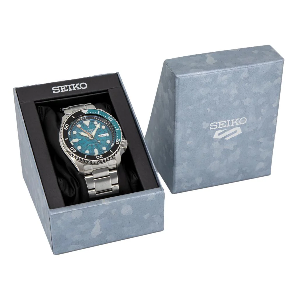 Seiko Men's SRPJ45K1 Sports SKX Style Blue Dial Watch - Image 11