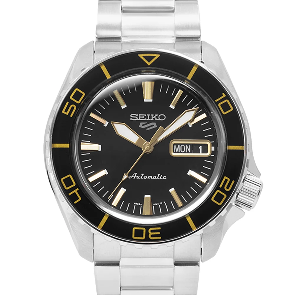 Seiko Men's SRPK99K1 5 Sports Black Dial Automatic - Image 3