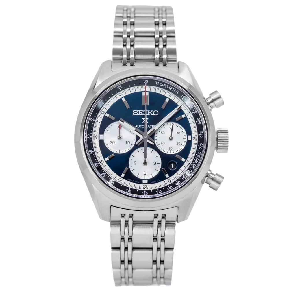 Seiko Men's SRQ051J1 Prospex Speedtimer 42mm Blue Dial Auto - Image 2