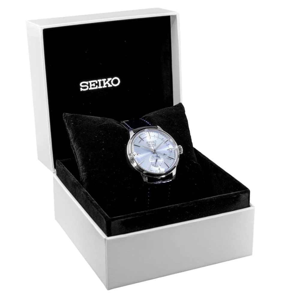 Seiko Men's SSA343J1 Presage SIlver Dial Watch - Image 8