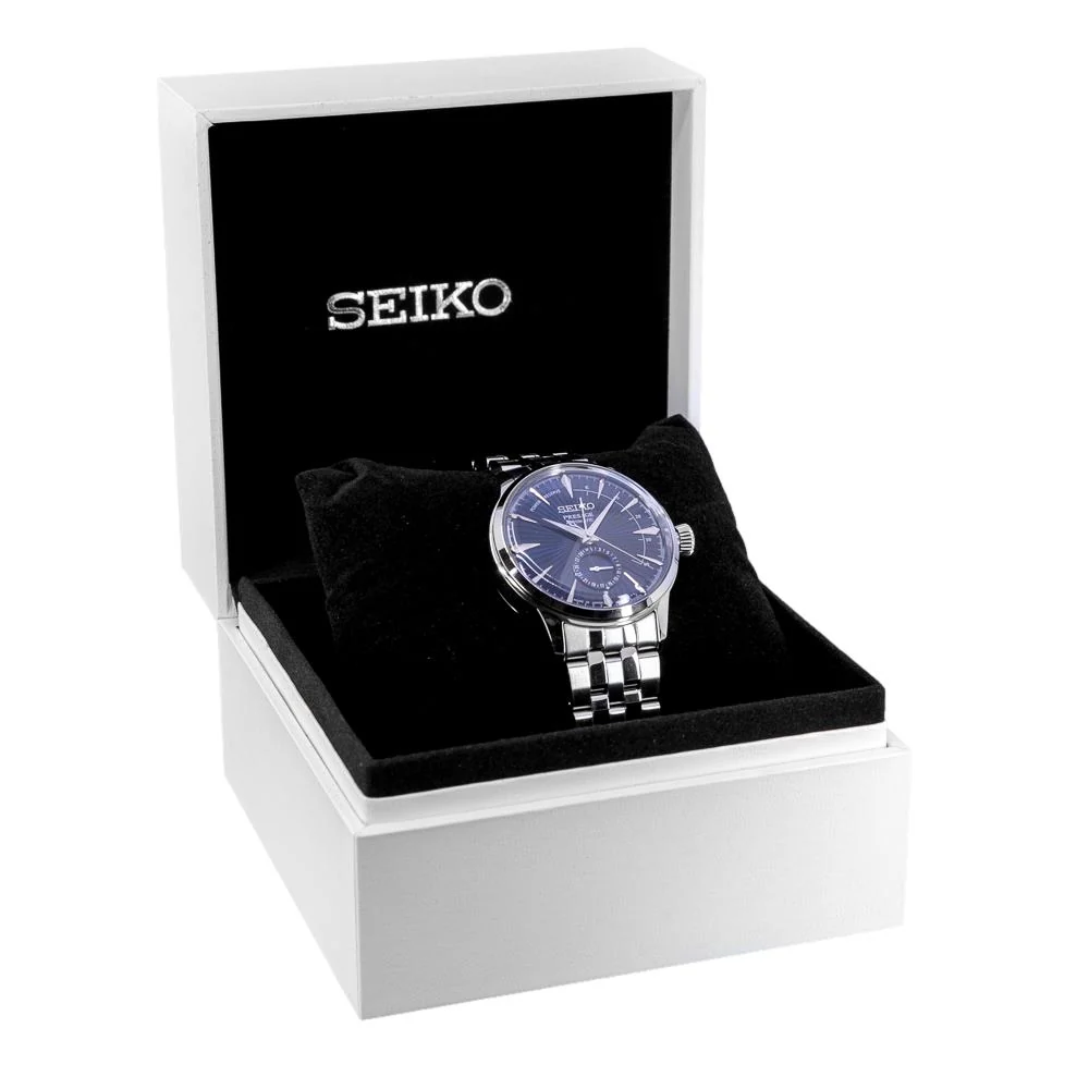 Seiko Men's SSA347J1 Presage Blue Dial Watch - Image 8