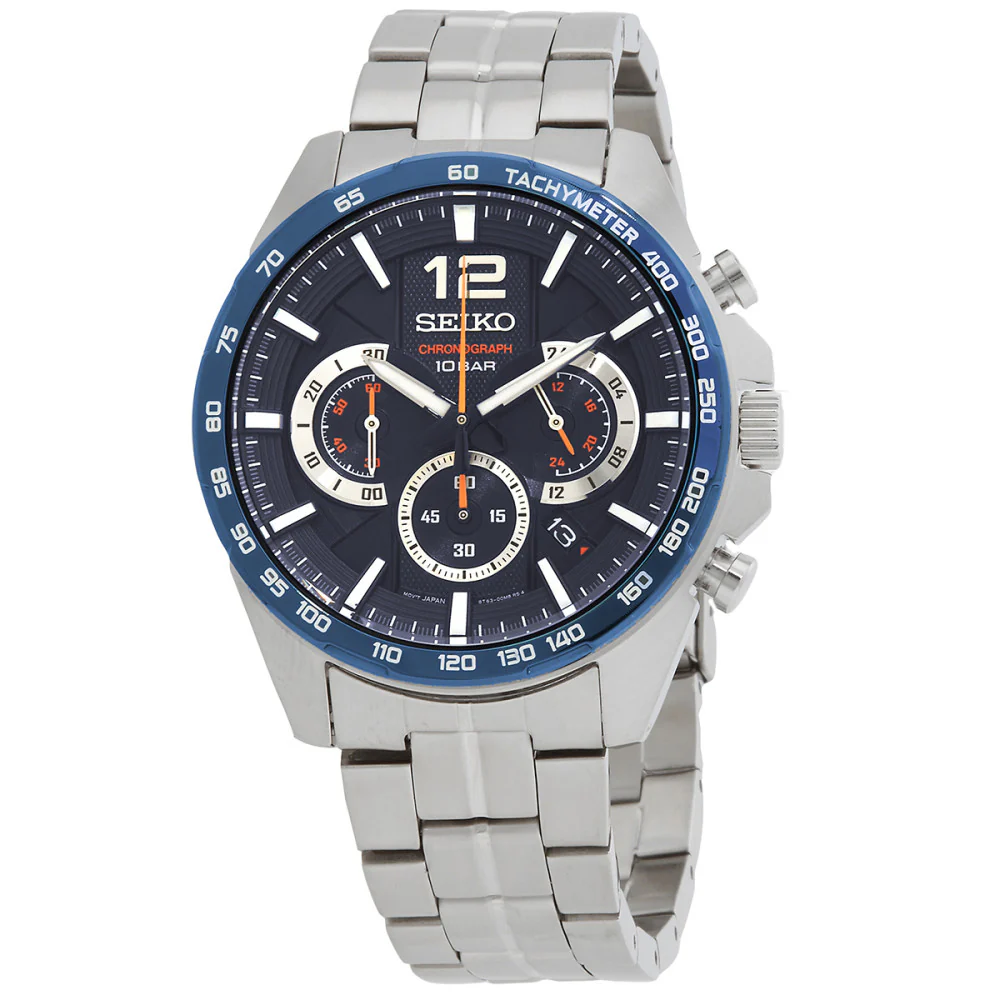 Seiko Men's SSB345P1 Sports Chronograph Watch