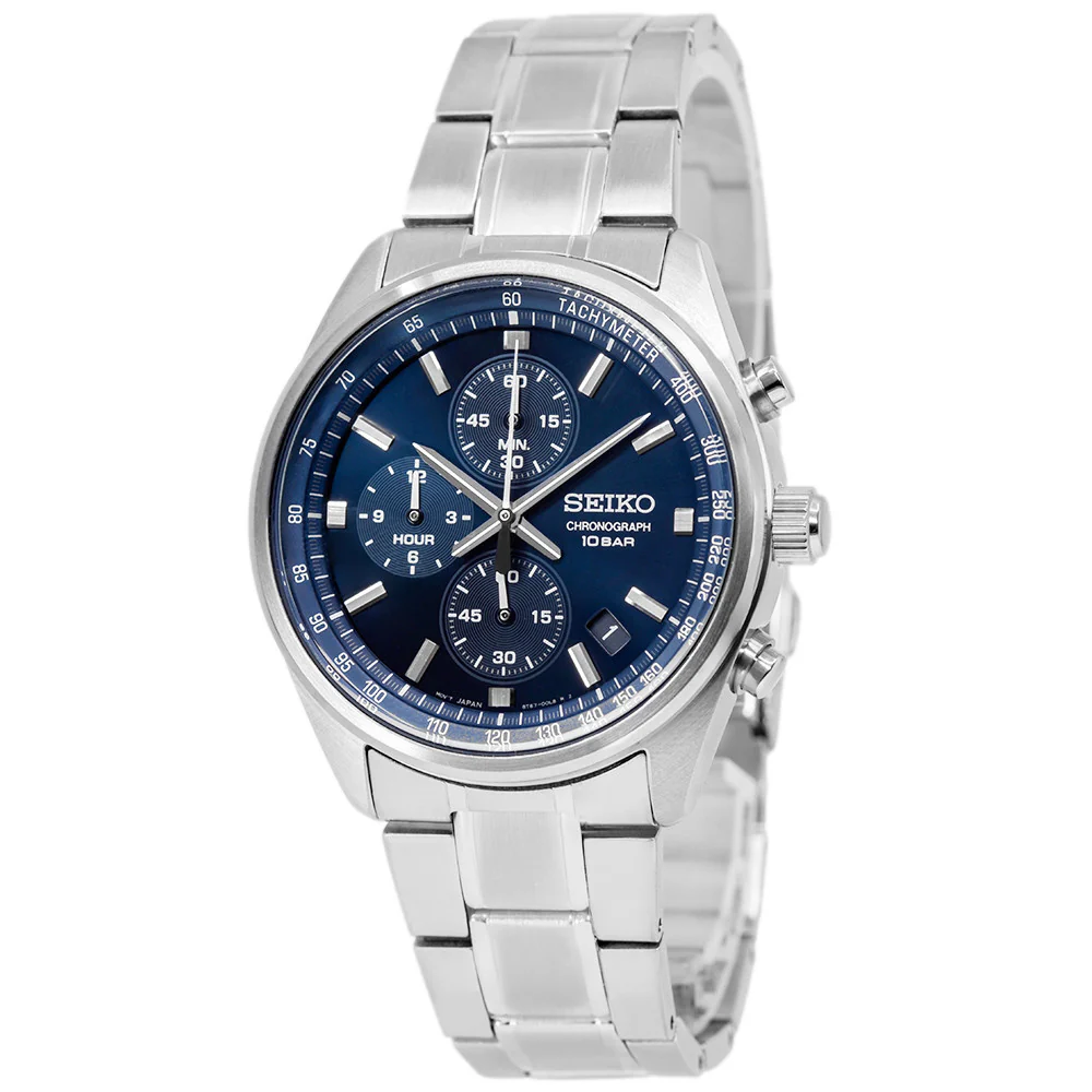 Seiko Men's SSB377P1 Discover More Quartz Chronograph