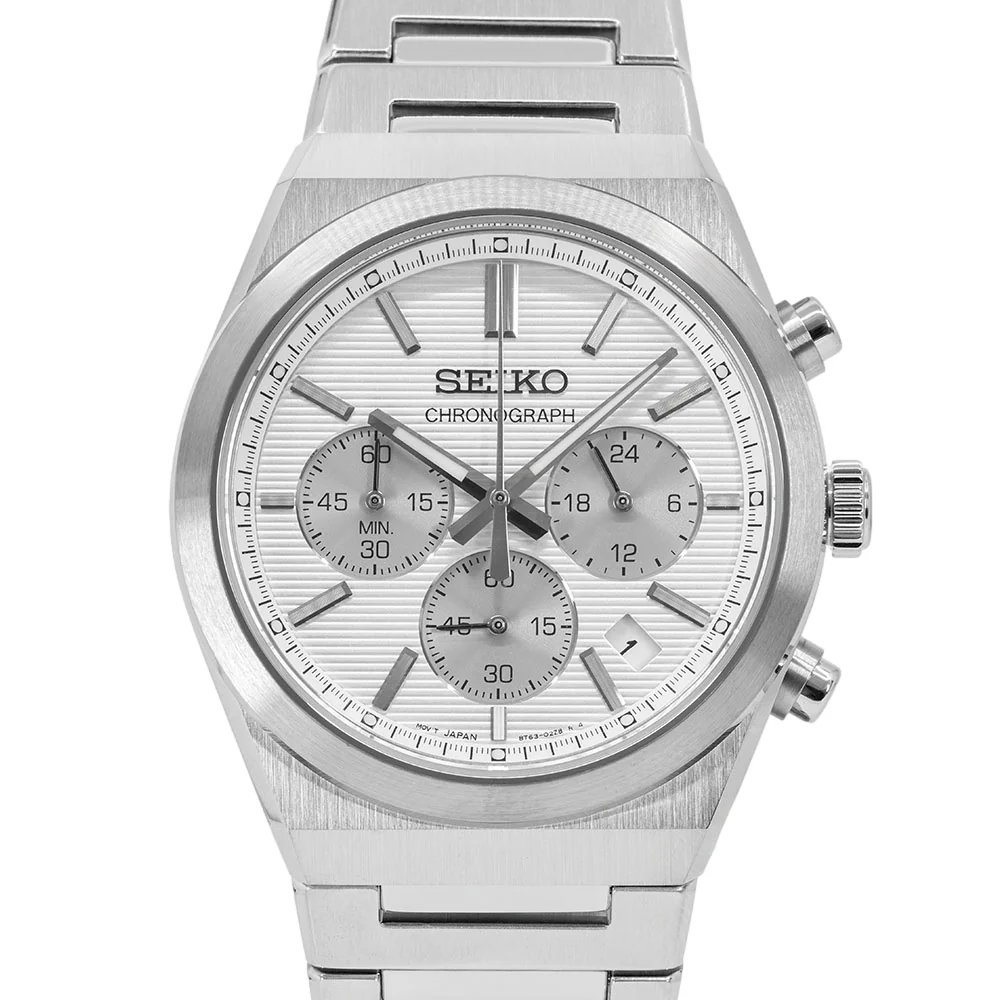 Seiko Men's SSB451P1 Classic 1970 Chrono Quartz - Image 2