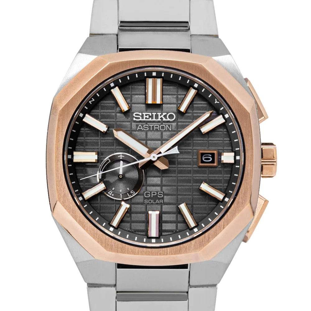 Seiko Men's SSJ014J1 Astron Quartz Gps Solar - Image 2