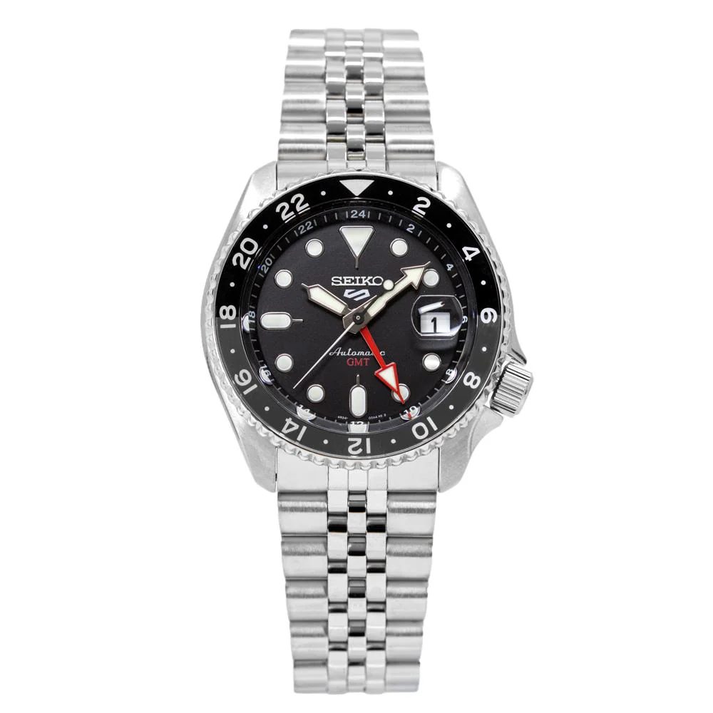 Seiko Men's SSK001K1 Sports Black Dial GMT Watch - Image 2