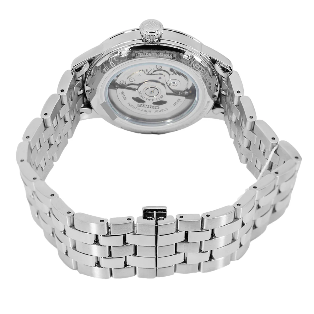 Seiko Men's SSK037J1 Presage Cocktail GMT Blue Auto - Image 5