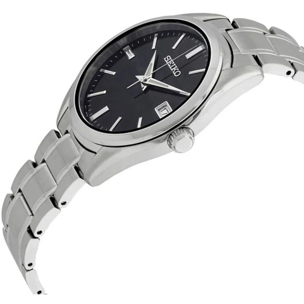 Seiko Men's SUR311P1 Discover More Black Dial Watch - Image 4