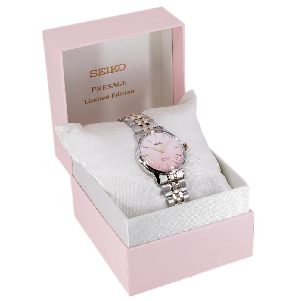 Seiko SRPM06J1 Presage Automatic Cocktail Time Woman's Watch Limited - Image 9